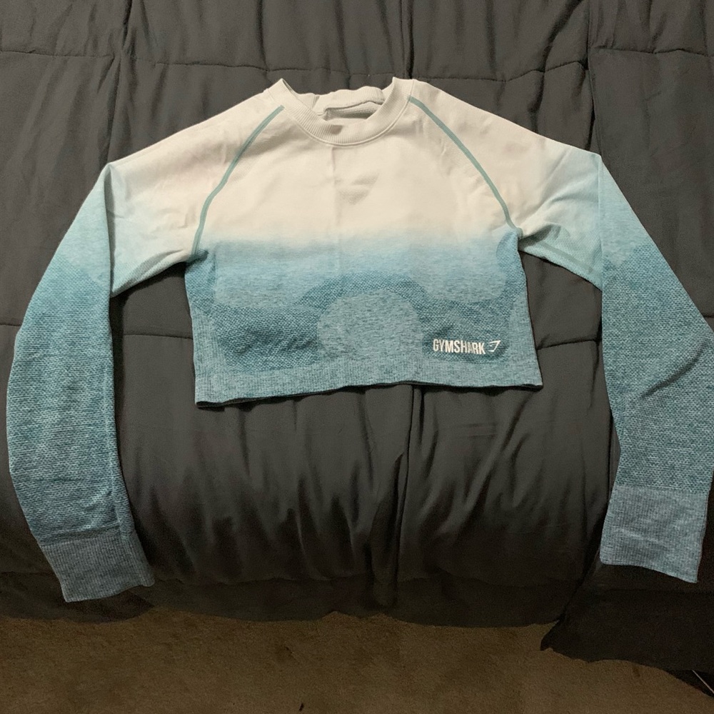 Gymshark Ombré Seamless Crop Top - Large